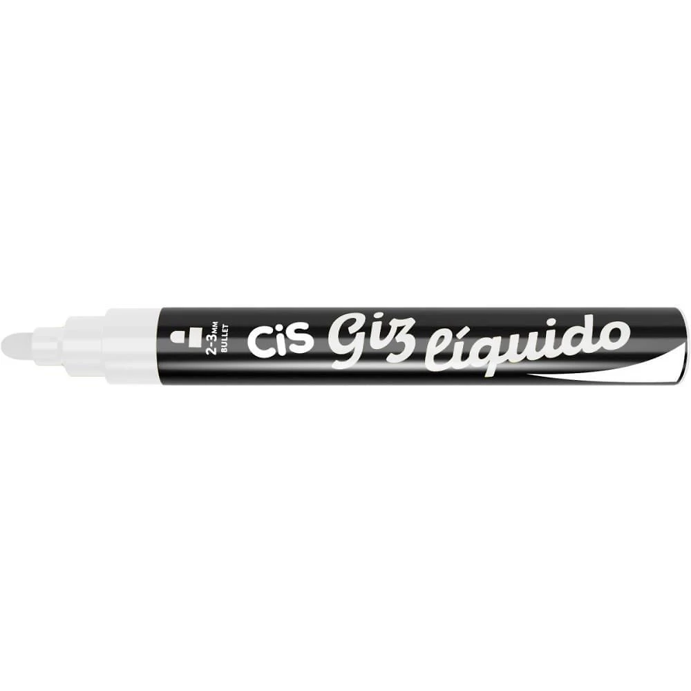 Giz Líquido Sertic Cis Ponta Ogiva 5MM Multiuso Branco