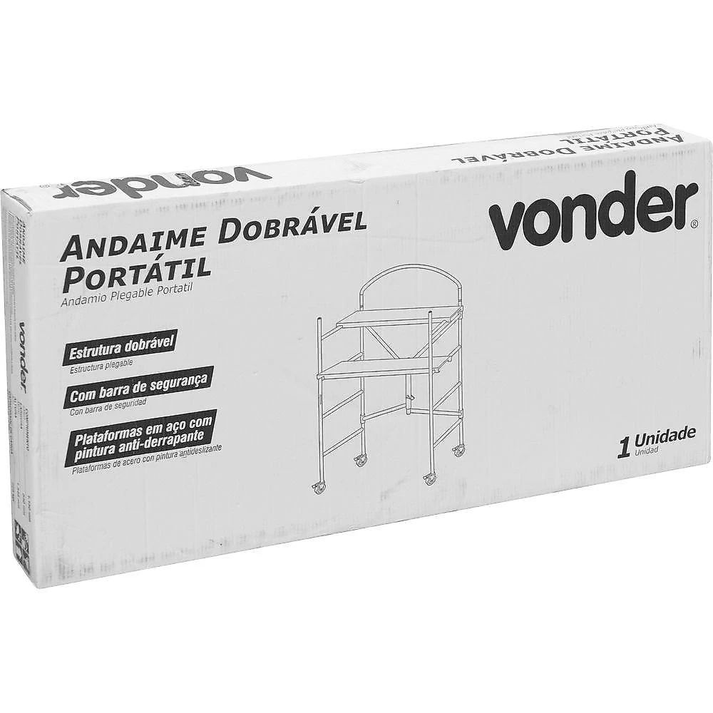 Andaime dobrável portátil vonder