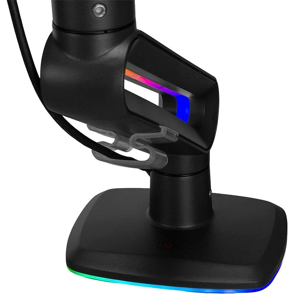 Suporte de Mesa Articulado Gamer para Monitor de 32" a 60" North Bayou, com Pistão a Gás, RGB, Preto - F6 NB