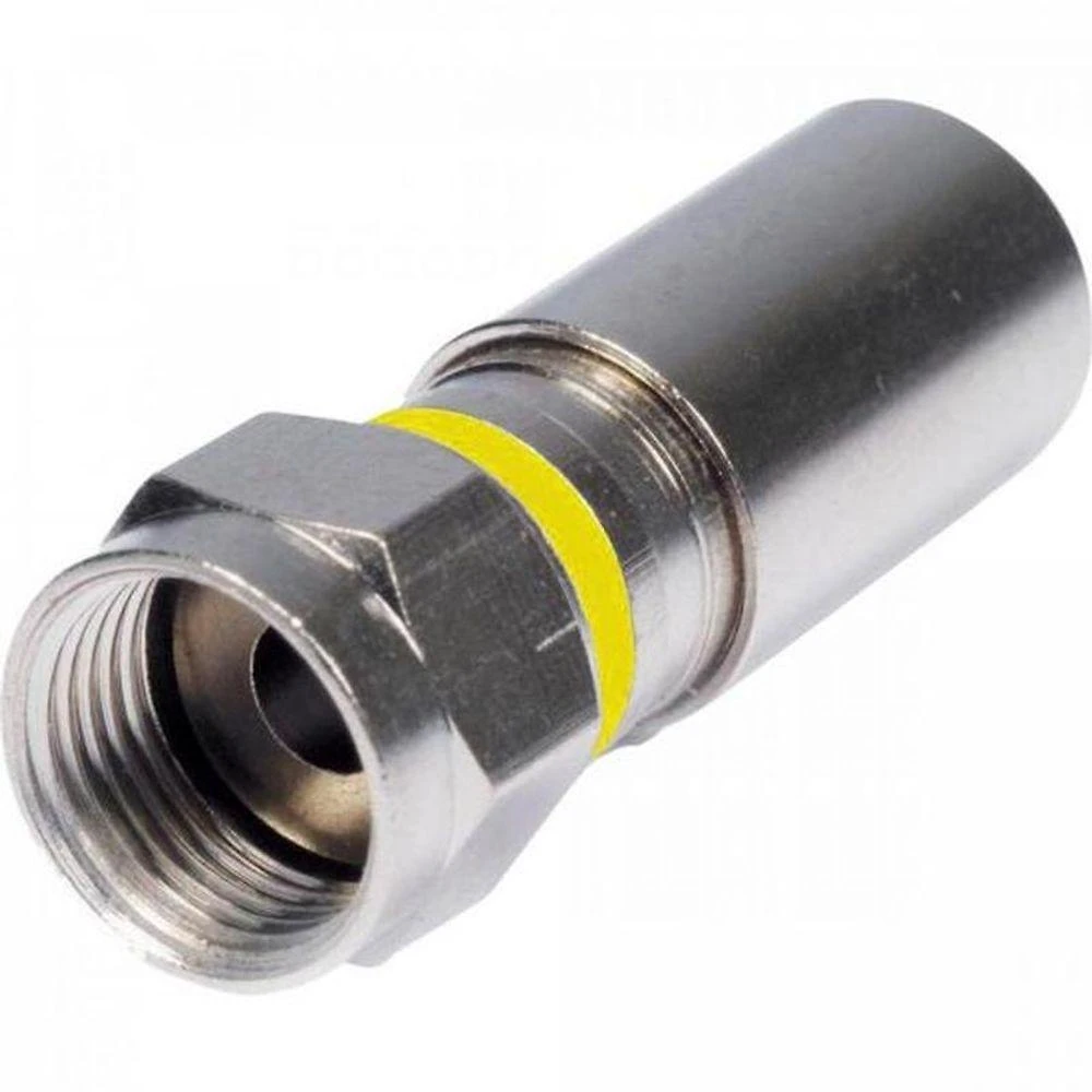 Conector F De Compressão Rg6 Cfmp0002 Storm - Pct - 100