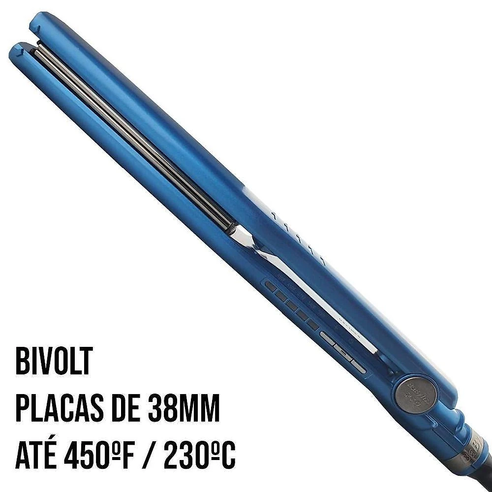 Prancha Babyliss Nano Titanium Vented 450ºf 38 Mm Bivolt Bivolt