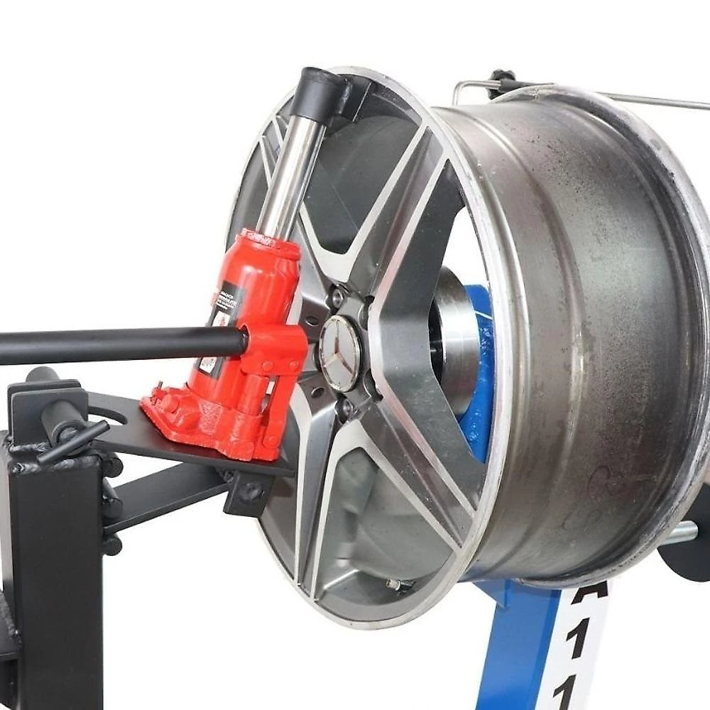Kit Máquinas para Desempenar Rodas Automotivas e Motos Azul com JA110 JA105