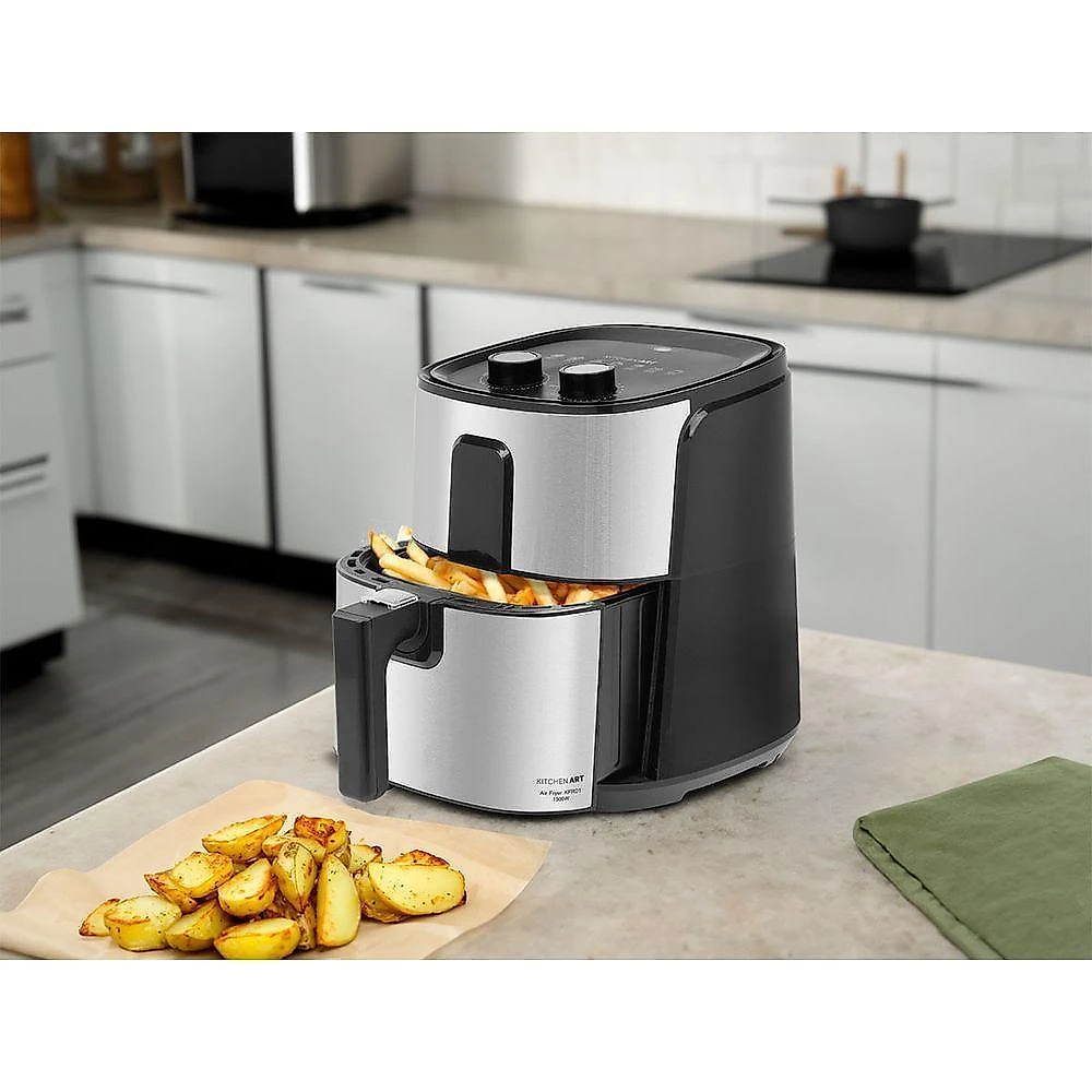Fritadeira air fryer philco kfr01 4,3l 1500w cesto quadrado antiaderente preto 110v