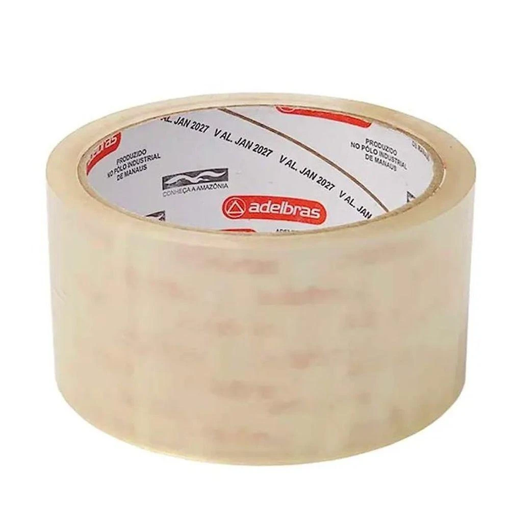 Fita Adesiva para Embalagem Adelbras Qualitape 520 para Empacotamento 48MM X 45M 1 Unidade
