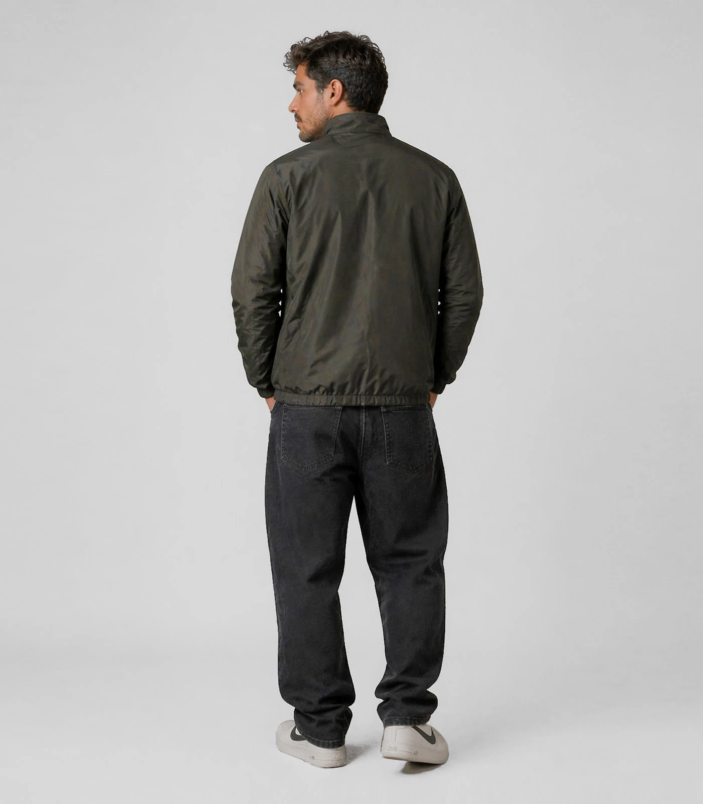 Miniatura Jaqueta Masculina Forrada Em Nylon Sea Surf Verde G