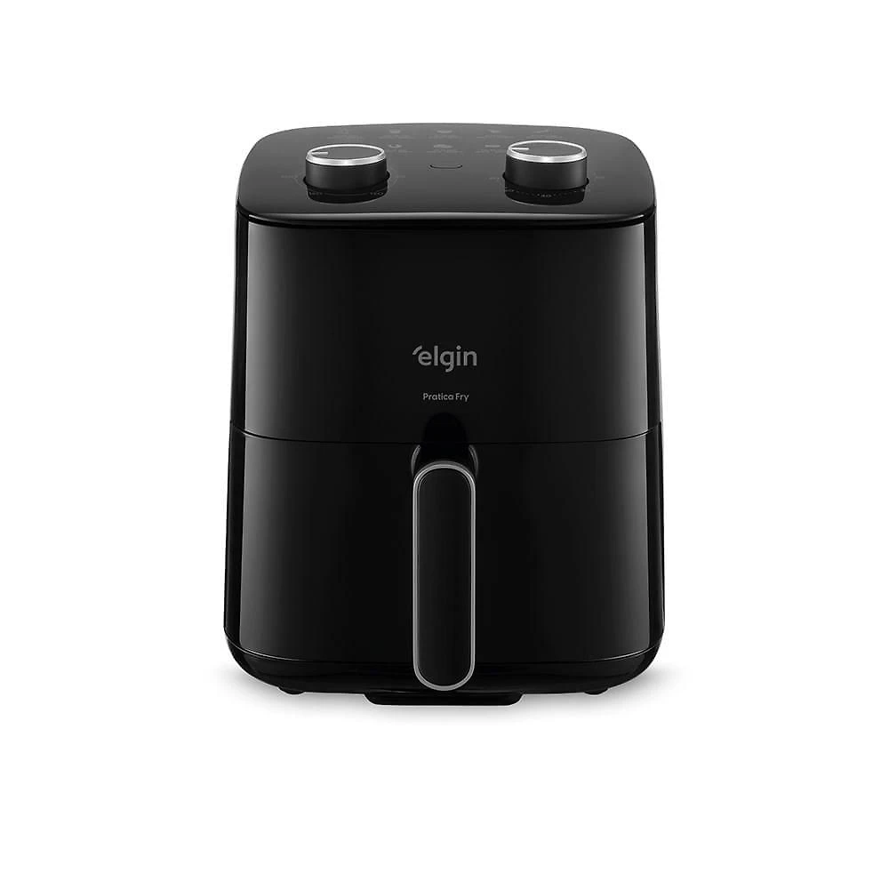 Fritadeira sem Óleo Air Fryer Elgin Pratica Fry 3,7L 1400W Preto 220V