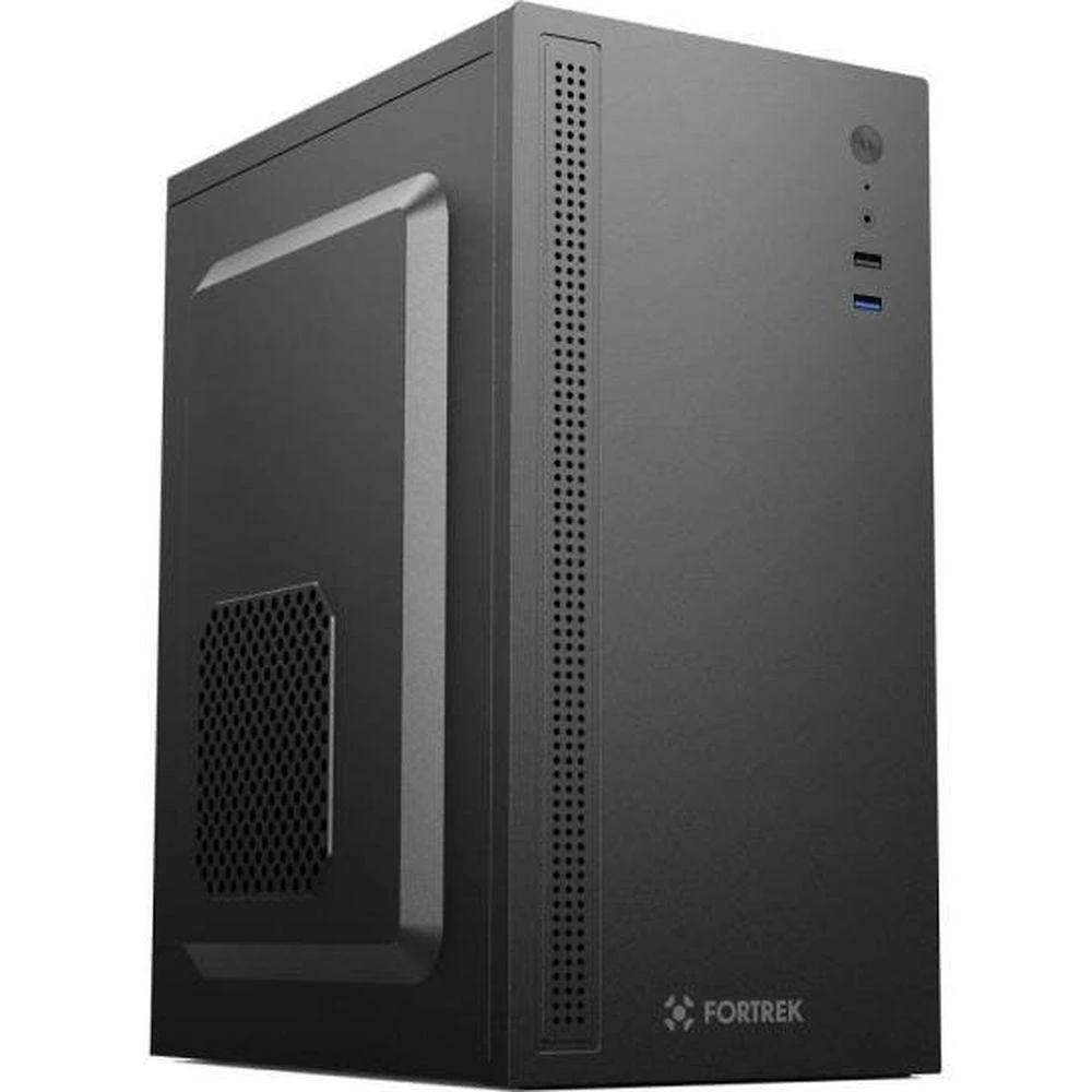 Gabinete para Computador Go12 Compact Office Compacto com Dissipação de Calor Eficiente Preto