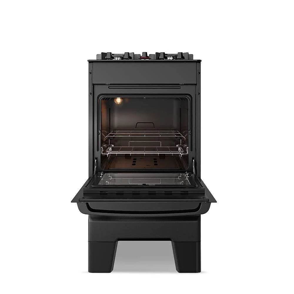 Fogão esmaltec ideal master glass 4 bocas preto bivolt 0104003083