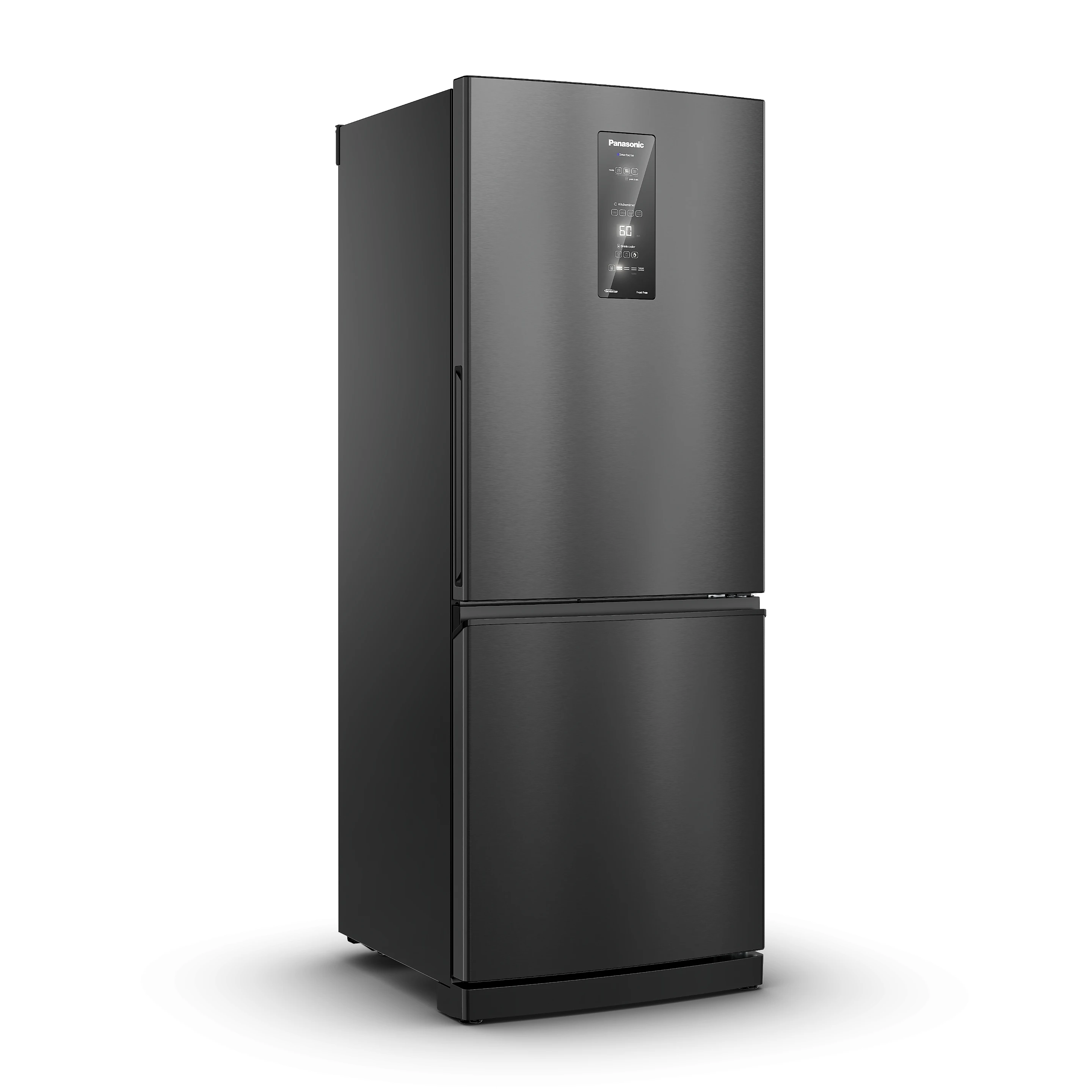 Geladeira Panasonic BB64 Cor Black Inox Look Inverse Frost Free 475L Inverter A - NR-BB64PV2B NR-BB64PV2BA