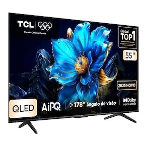 Miniatura Smart TV 55” TCL 55P7K 4K QLED 60Hz HDR10+ Dolby Atmos Dolby Vision Sistema Operacional Google TV