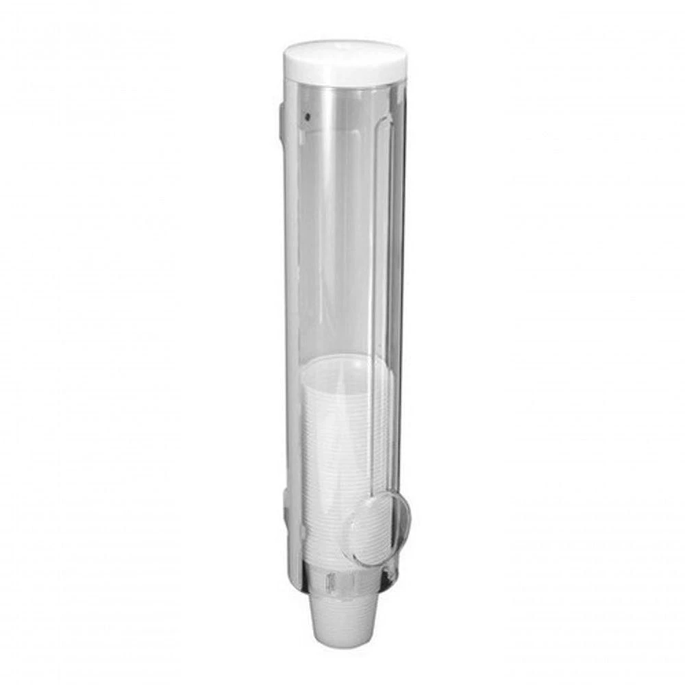 Dispenser para Copos Cancun para Água 180-200ML Acrílico Transparente com Fixação Higipack