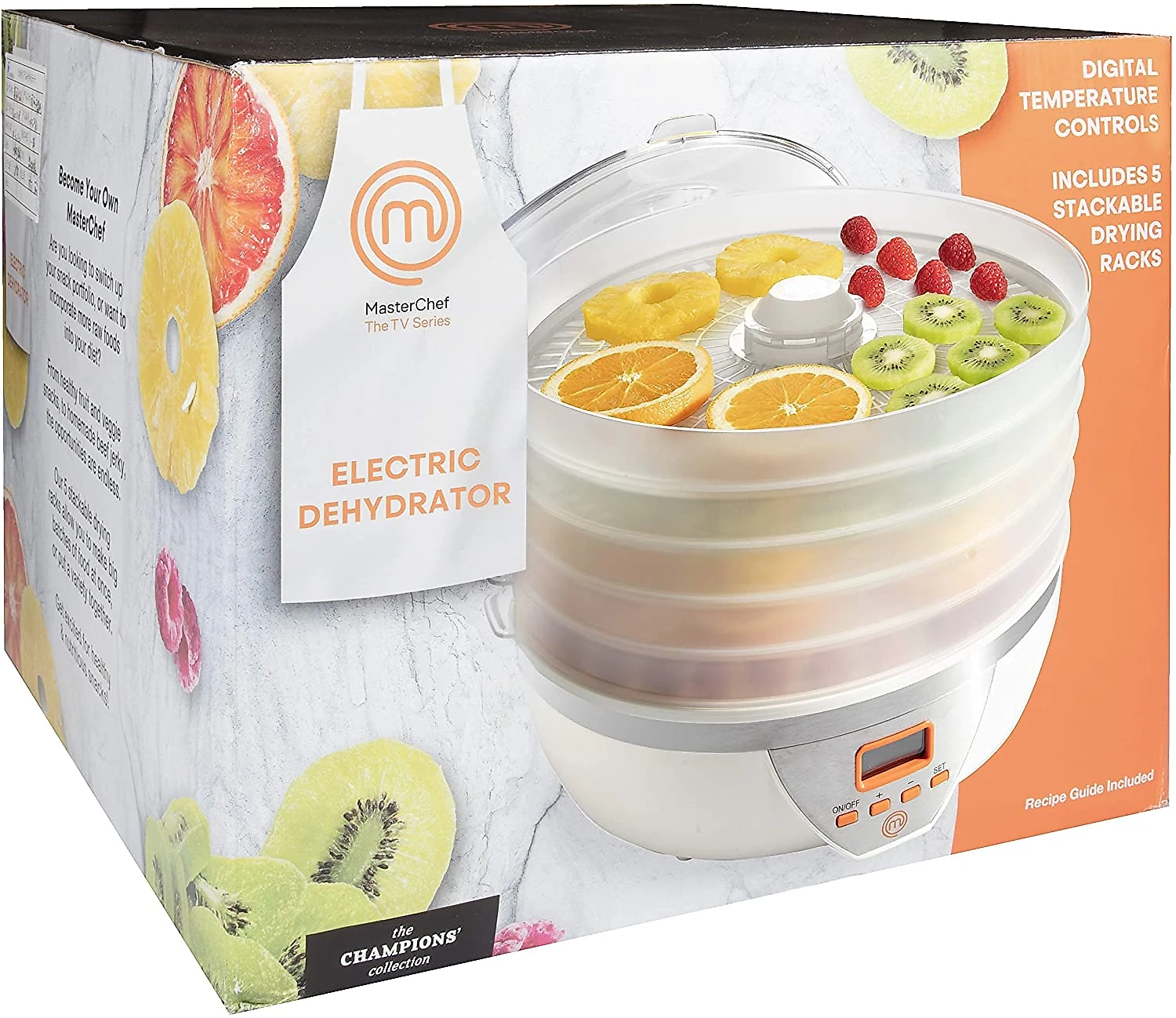 MasterChef Máquina Desidratadora de Alimentos com 5 Bandejas 500W110V