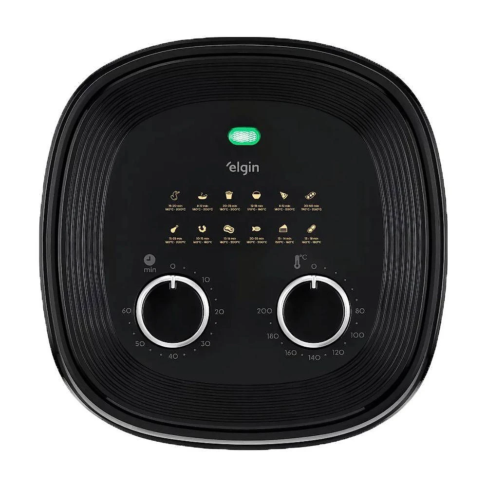 Fritadeira Air Fryer Elgin Space 5 Afc50 5L 1700W com Cesto Removível e Timer 110V