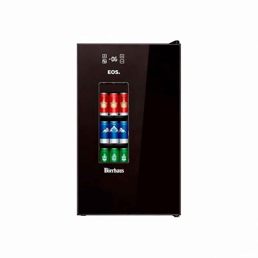 Cervejeira EOS Bierhaus 76 Litros Frost Free com Compressor Black Glass ECE90 220V