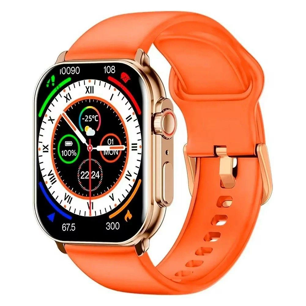 Smartwatch Imilab Imiki SF1 Tela AMOLED 1.78" Frequência Cardíaca Bateria 240h Dourado