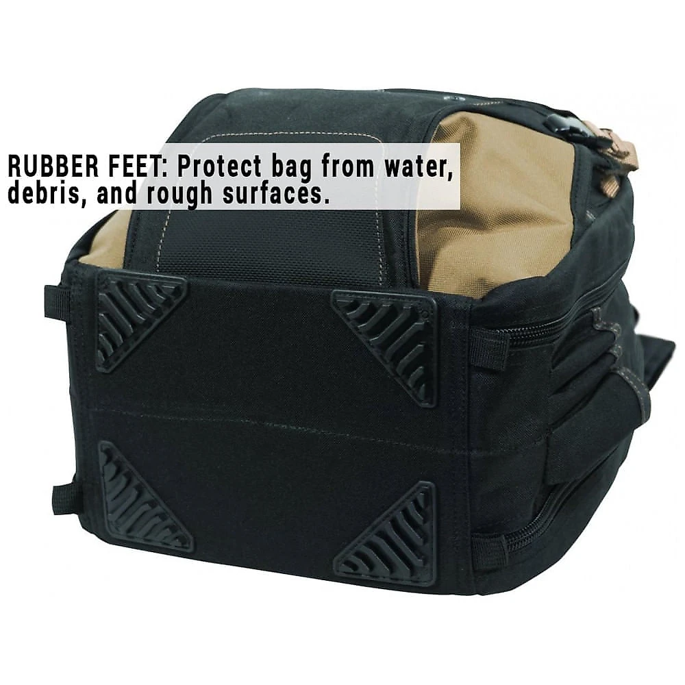 Mochila de Ferramentas Organizadora com 44 Compartimentos, CUSTOM LEATHERCRAFT 1134, Preto