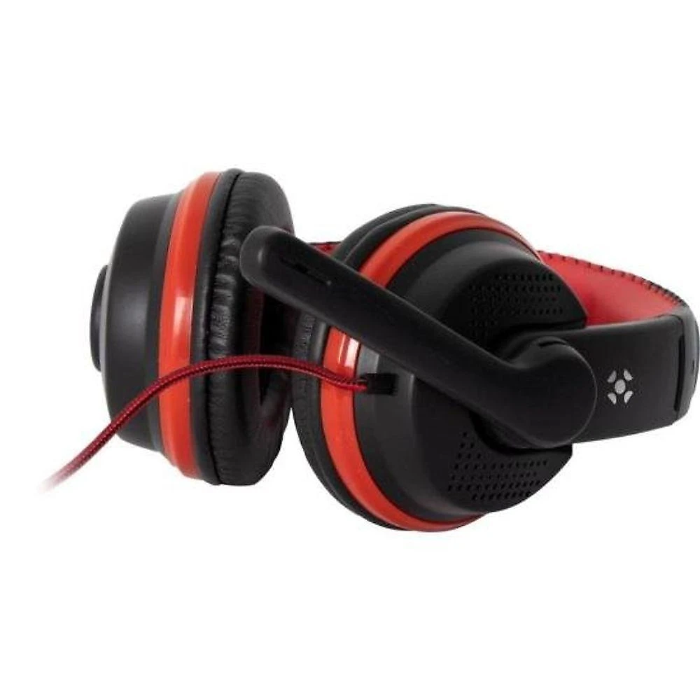 Headset Gamer Fortrek Spider Black P3 [F002] com Conexão P2 e Graves Potentes Preto, Vermelho