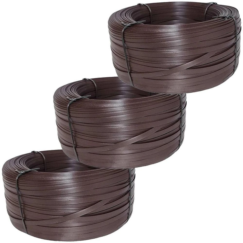 Fibra Sintética em Rolo Junco 450 Metros Tabaco Kit 3 Rolos Trama Original