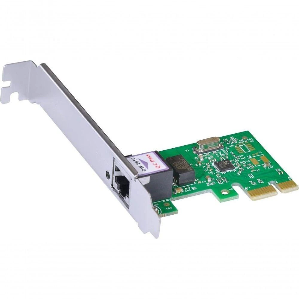 Miniatura Placa de Rede Pci-E 10-100-1000 PRV1000E com Suporte Low Profile Vinik