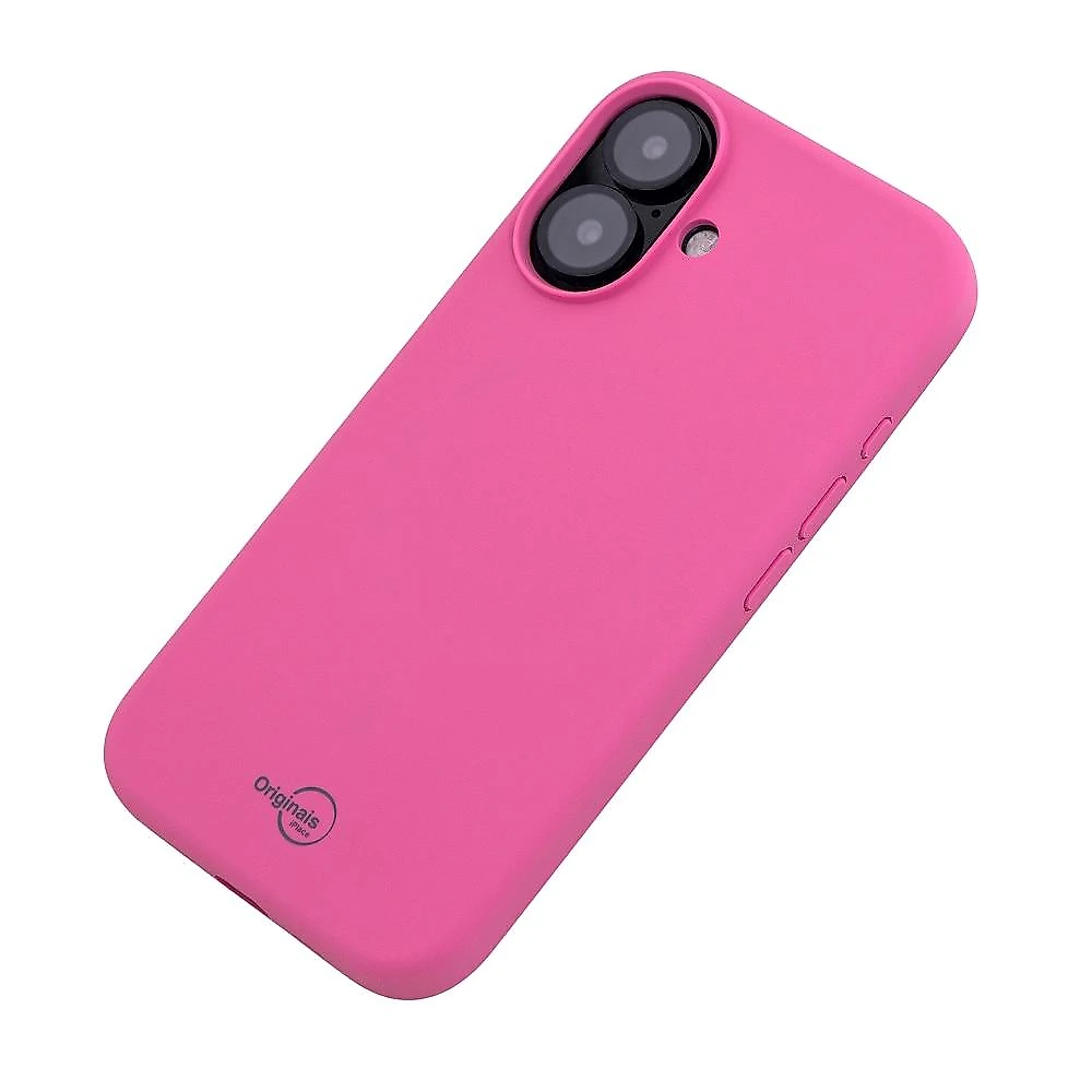 Capa iPhone 16, Originais iPlace, Silicone Essential, Pink 