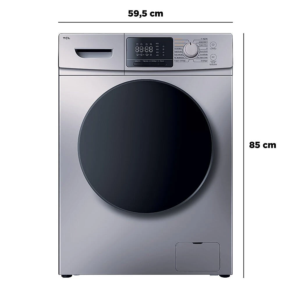 Lava e Seca 11 kg TCL Lavagem a Seco C311WDS Prata - 110V