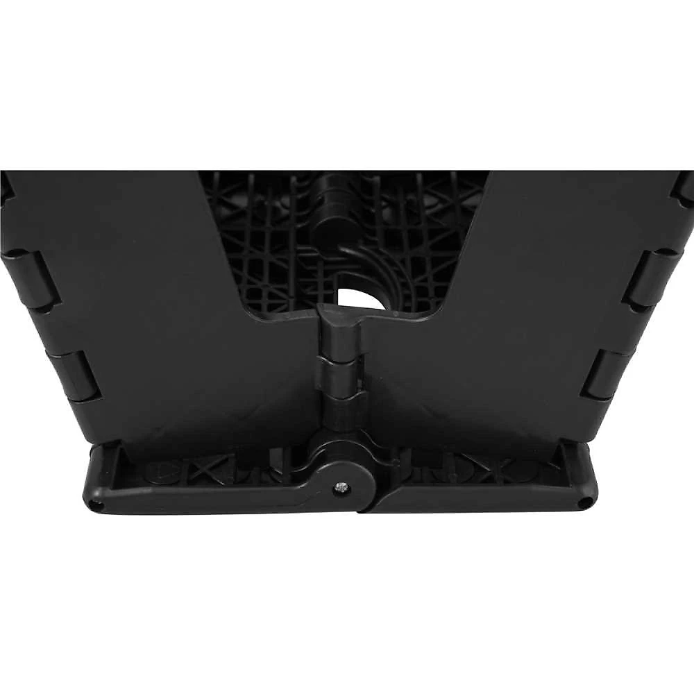 Banqueta plástica dobrável 360 mm preta vonder
