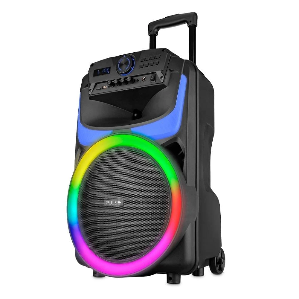Caixa de som portátil burst 550w 12" bt/aux/usb/fm pulse - sp403eout [reembalado]