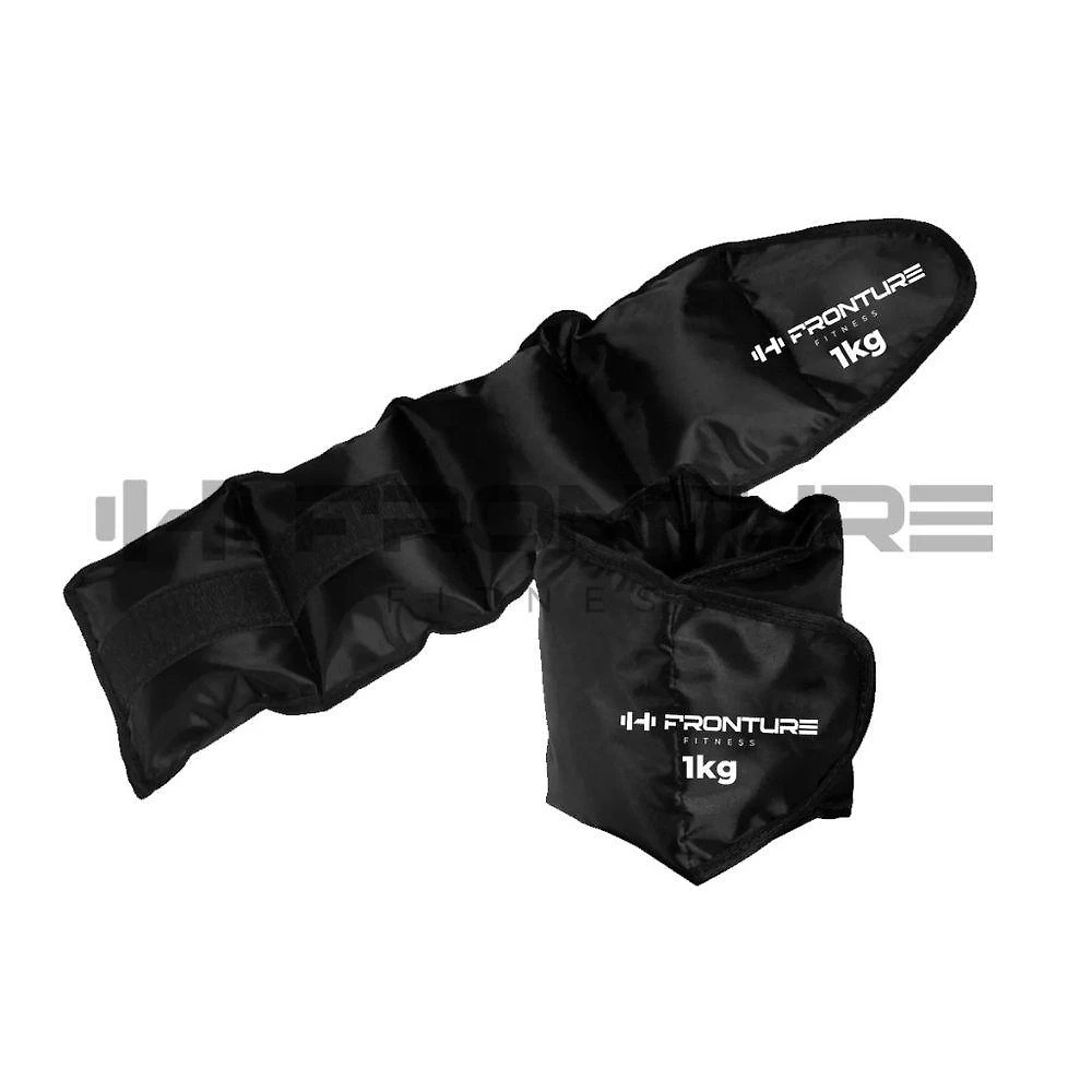 Par Caneleira de Peso Fronture Fitness 1kg para Exercícios com Costura e Velcro Reforçados OEM