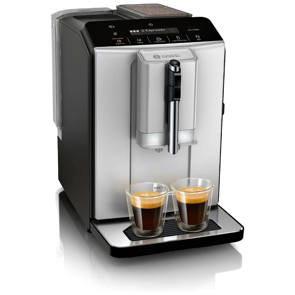 Máquina de Café Expresso Automática com Moedor de Cerâmica, Painel de Controle LCD e Touch, 110V, Bosch TIU20307 sér...