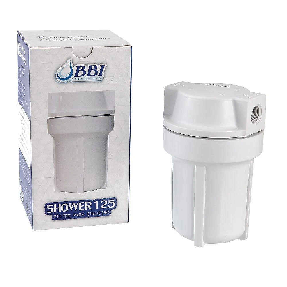 Filtro para Chuveiro Shower125br Branco 5" - BBI