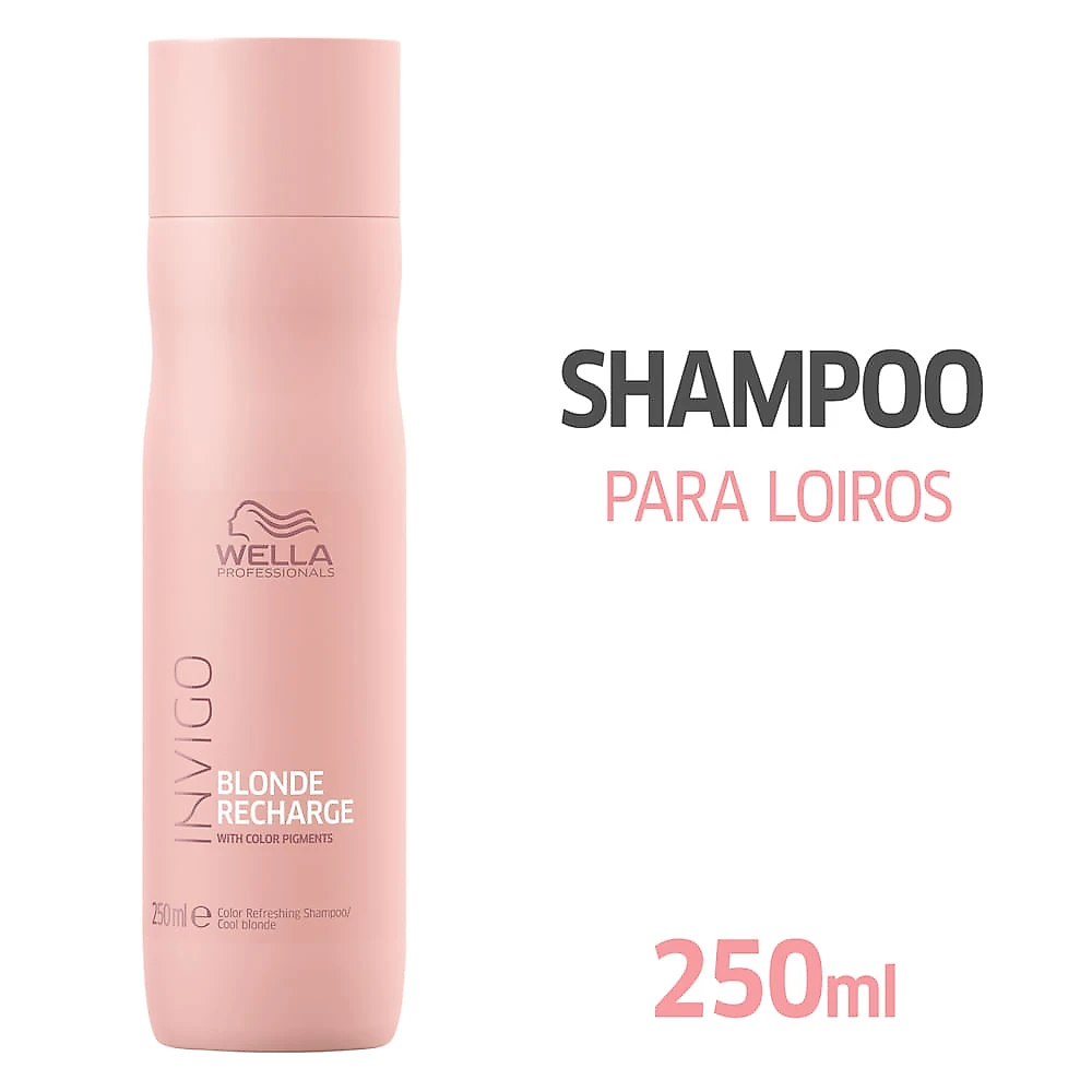 Wella Professionals Cool Blond Recharge Invigo - Shampoo 250ml