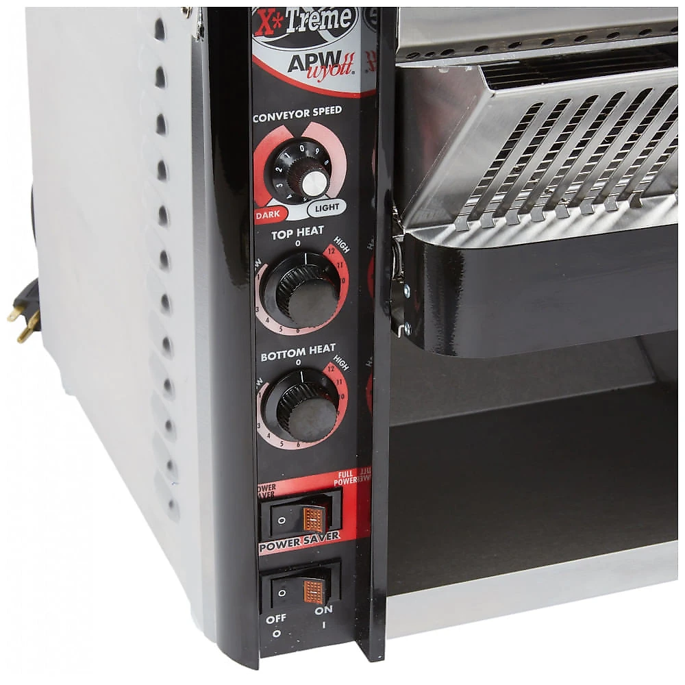 Torradeira de Esteira APW Wyott XTRM2 com 25,4 cm de Largura e Abertura de 3,8 cm 208V