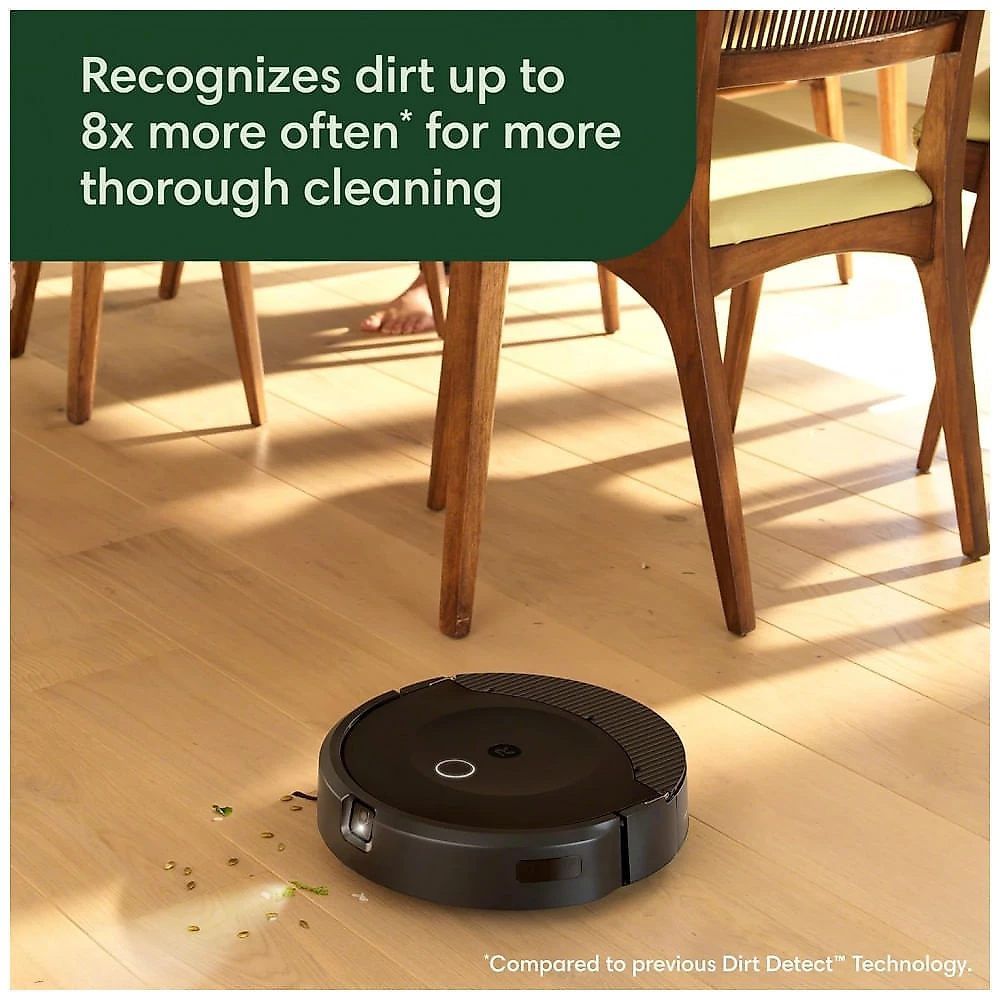 Robô Aspirador iRobot Roomba Combo 10 Max Preto Autoesvaziamento e Autolavagem 2-em-1