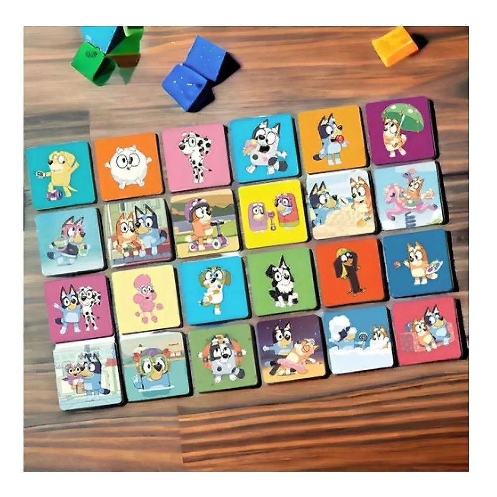 Jogo da Memoria Bluey 24 Pares de Cartas 1285 Infantil Educativo Elka