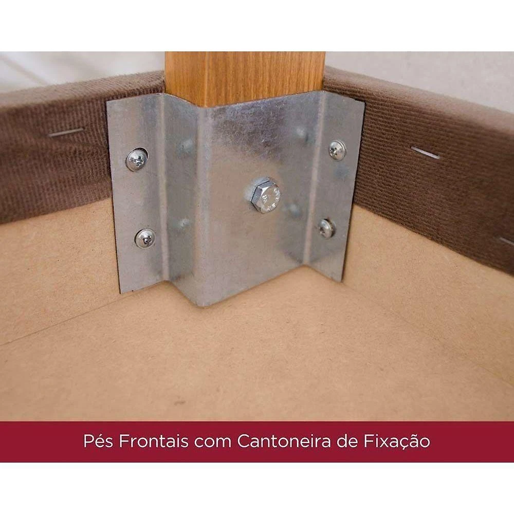 Cadeira Sala De Jantar Malu Kit 6 Un Nature-veludo Light Linho