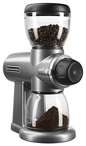 Moedor de Café KitchenAid KCG0702CS Burr Possui 15 Configurações Cor Prata