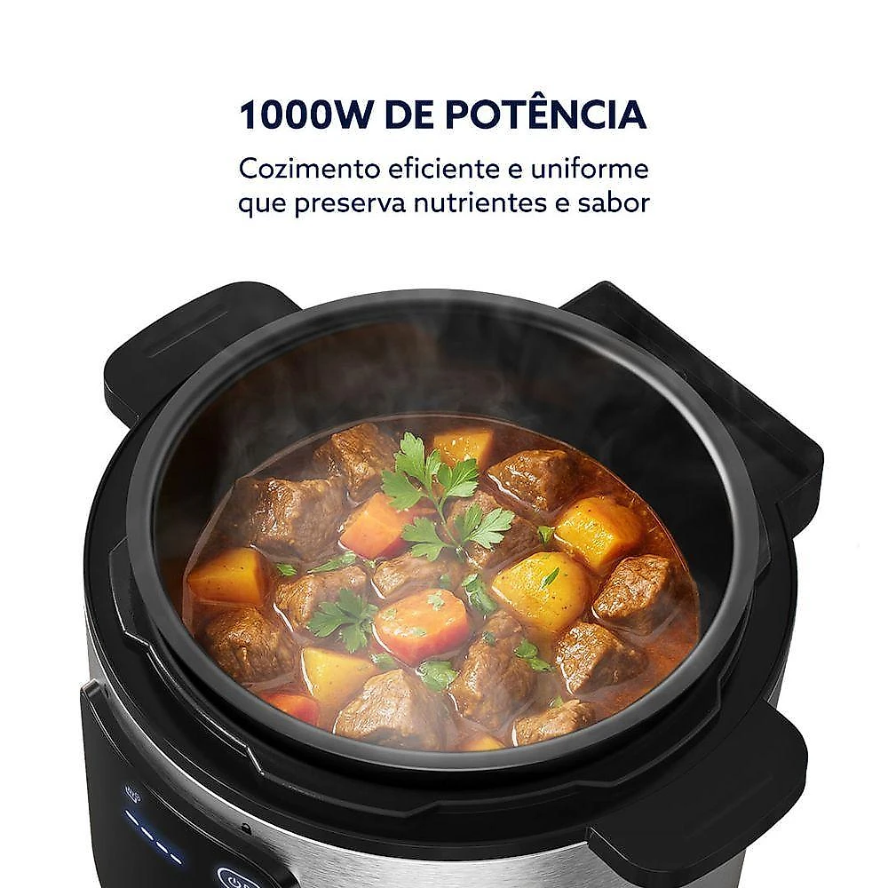 Kit Panela De Pressão Elétrica E Chaleira Elétrica Inox Oster 110V