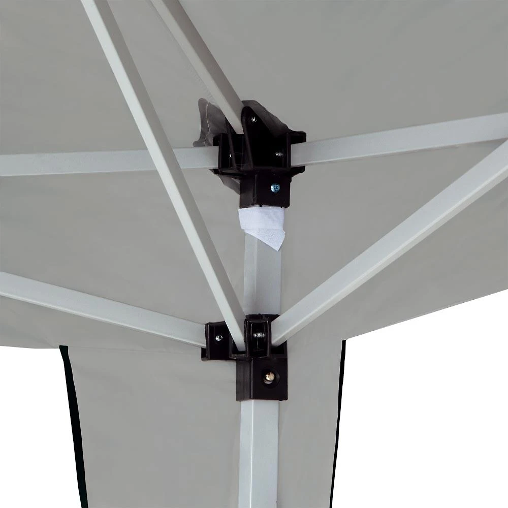 Tenda Gazebo Praia Dobrável Preta Sanfonada 3 x 3 M Mor
