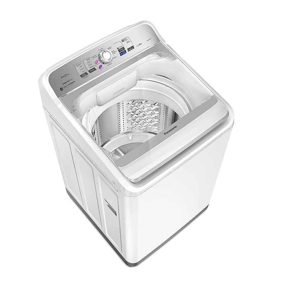 Máquina de Lavar Panasonic função Vanish Branco mais Branco 14kg Branca - NA-F140B1W 110v