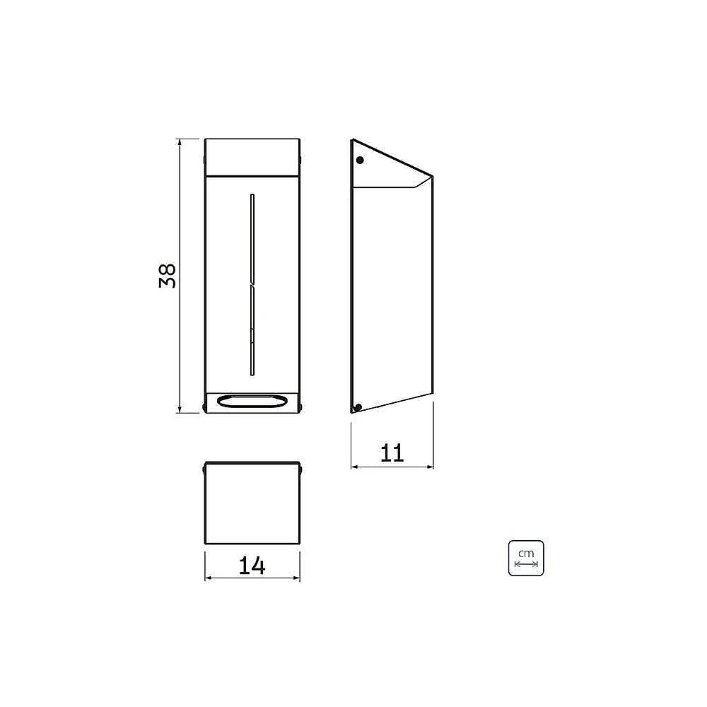 Dispenser Interfolhas Em Aço Inox Tramontina