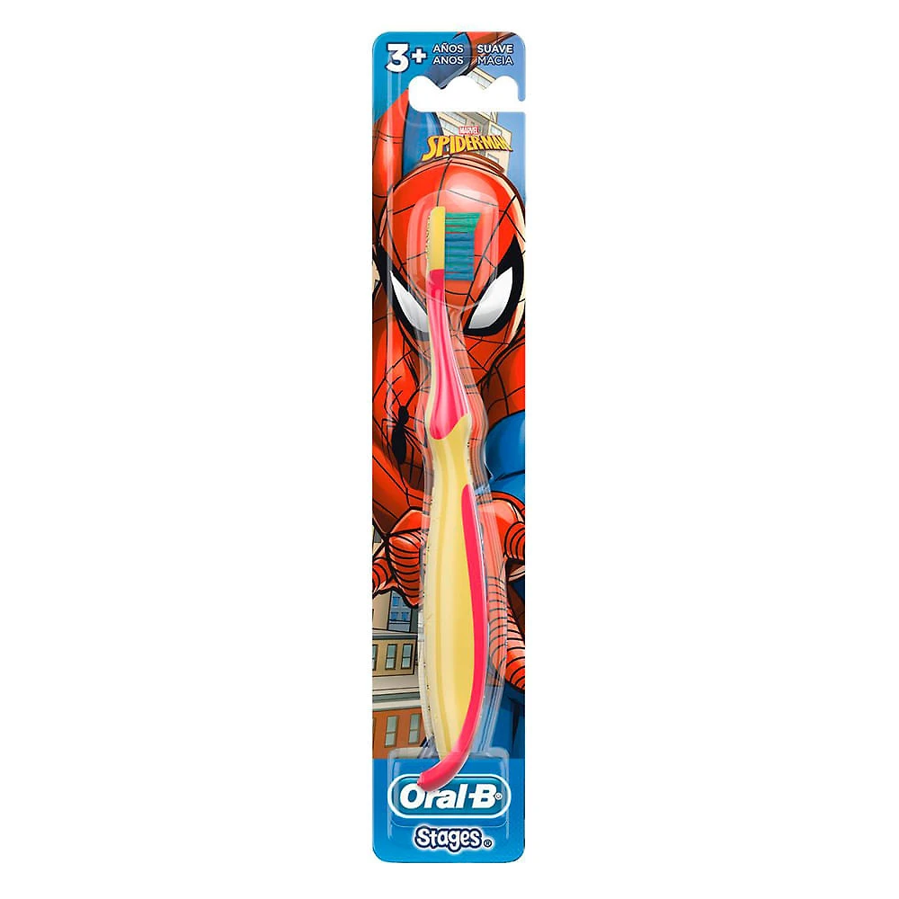 Escova Dental Infantil Oral-B Stages Spider-Man 1 Unidade