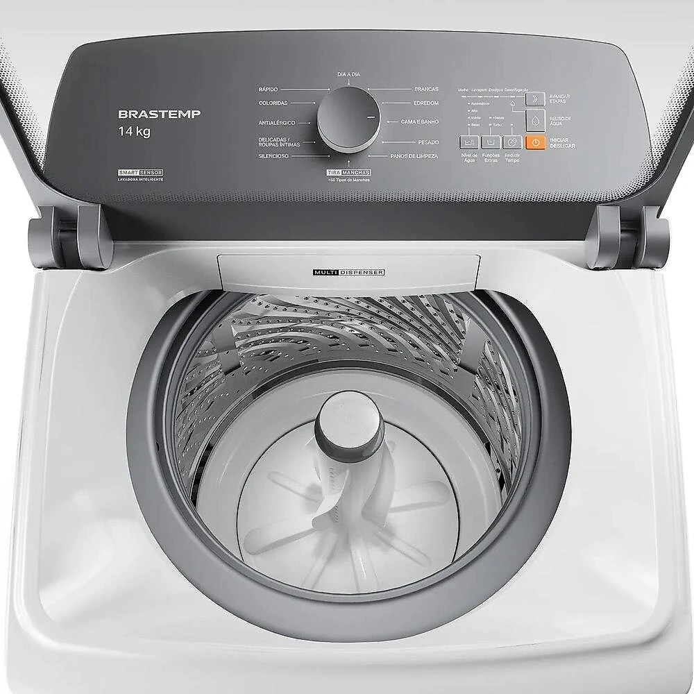 Máquina de Lavar Roupas Brastemp BWJ14AB 14 Kg, Branca - 220V 220 Volts