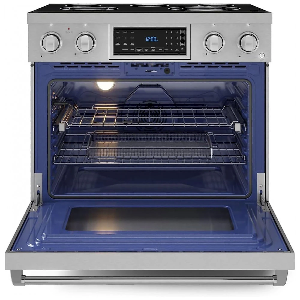 Fogão Elétrico Thor Kitchen Gordon Ramsay Inox 91 cm Profissional Touch Control 5 Bocas 240V