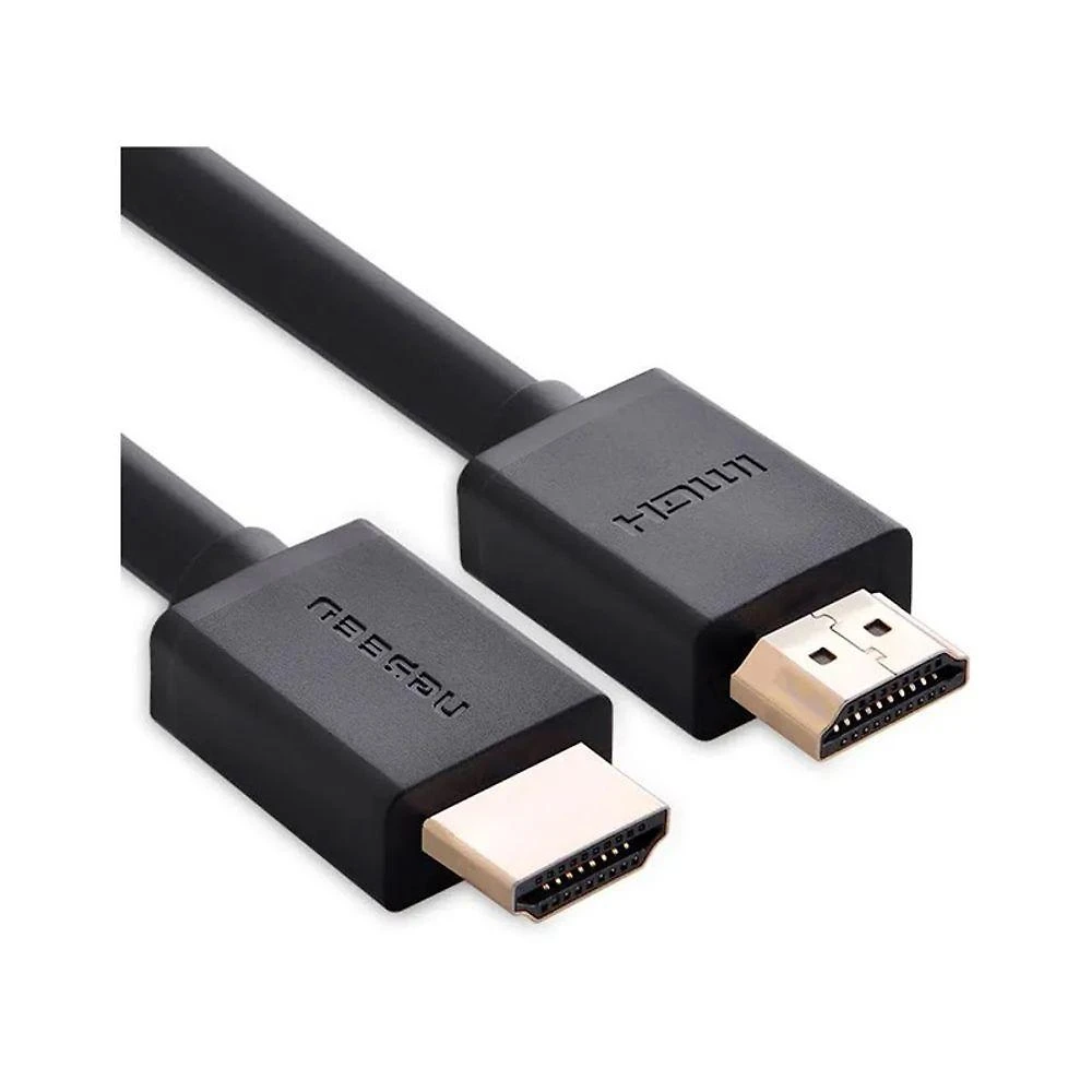 Cabo HDMI Ugreen HD104 2.0 4K 60Hz 18GBPS Bivolt Preto para TV Monitor Notebook 2M