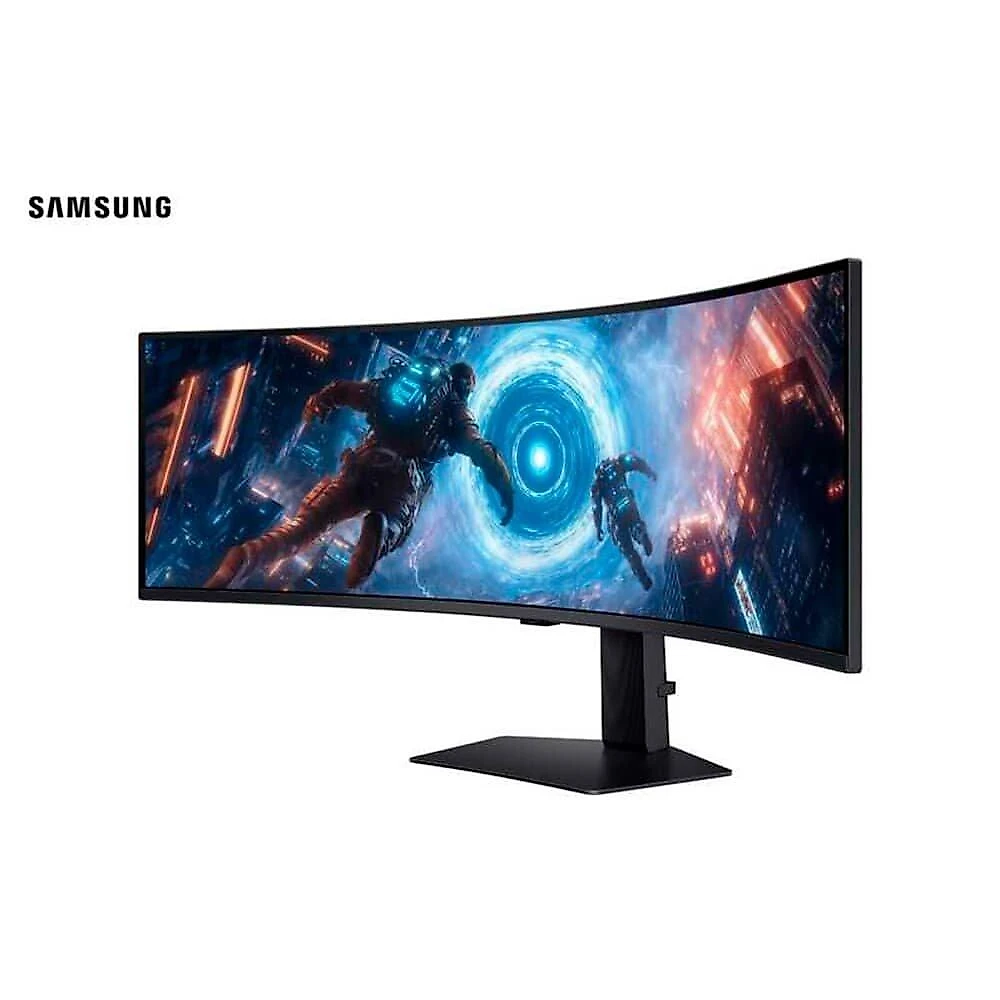 Monitor Gamer Curvo Samsung Odyssey G9 49", DQHD, 144Hz, 1ms, FreeSync Premium Pro, HDR600, Ajuste de Altura - LS49FG910ELXZD
