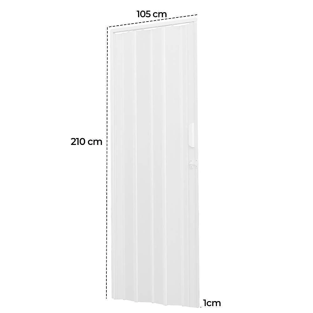 Porta Sanfonada De Pvc 105x210cm Bariri - Tk