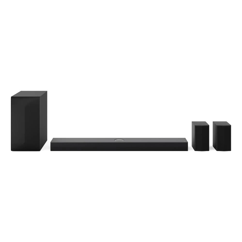 Home Theater Soundbar LG com alto-falantes traseiros e Dolby Atmos com configuração de canais 5.1.1 S70TR