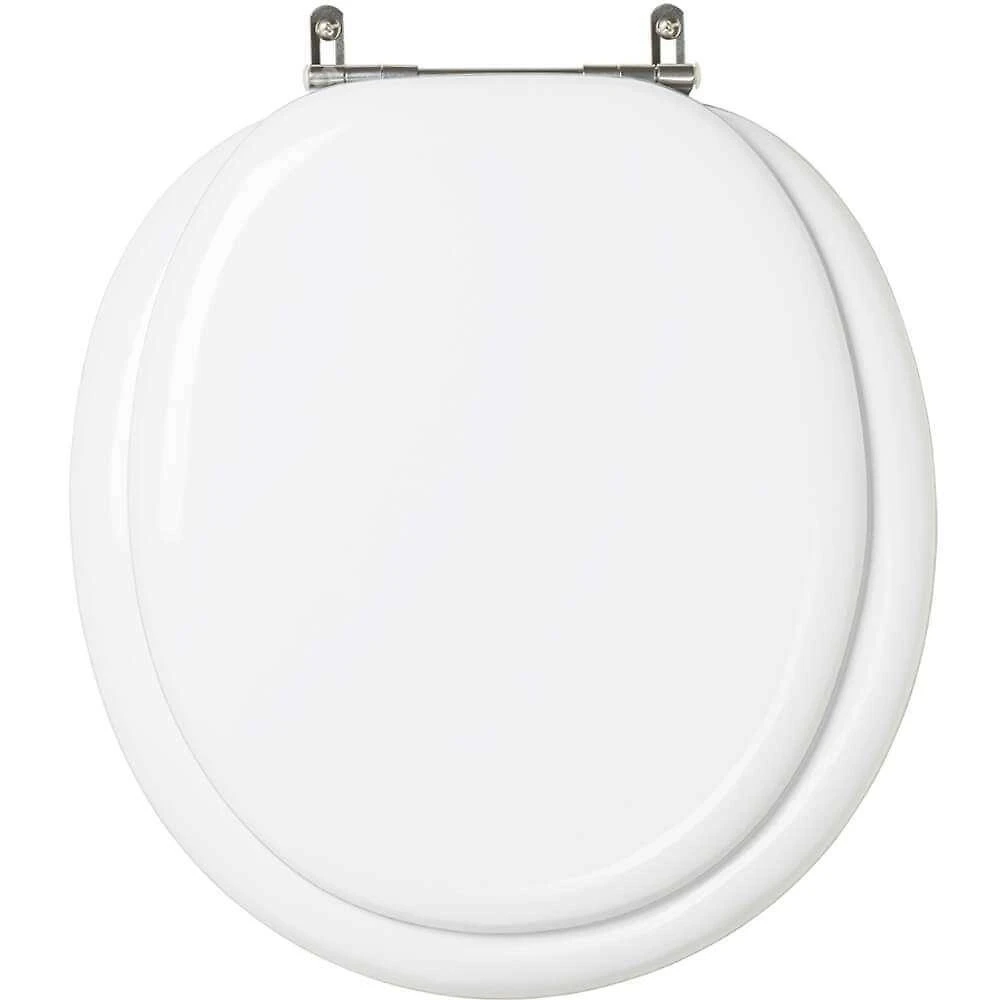 Assento Sanitário Fiori Oval Poliuretano Parafusado Almofadado Branco Pontto Lavabo