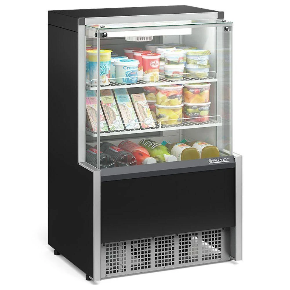Vitrine Refrigerada Ar Forçado Gelopar GPFA075RPR 74L Preto 220V