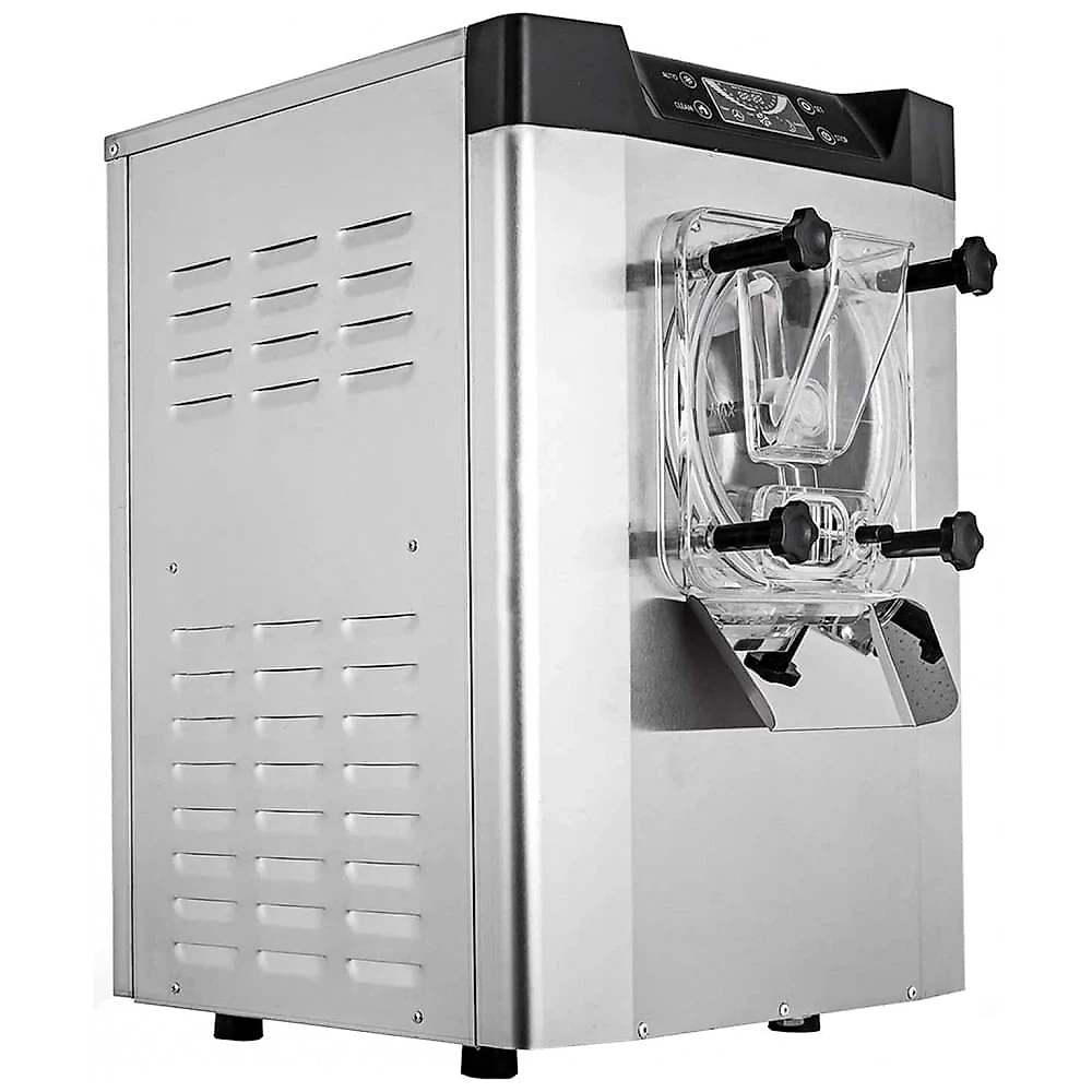 Máquina de Sorvete Comercial VEVOR 4,2L 1400W Painel LCD Auto Desligamento 20L/h 110V